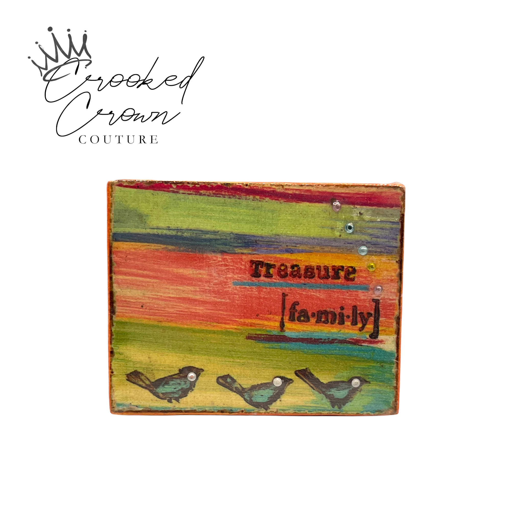 Treasure Family Mini Canvas/Wood Magnet