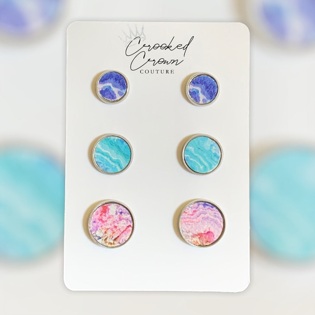 Magical Waters Earring Trio Set