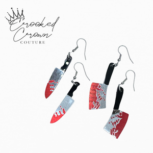 Halloween Knife Earrings