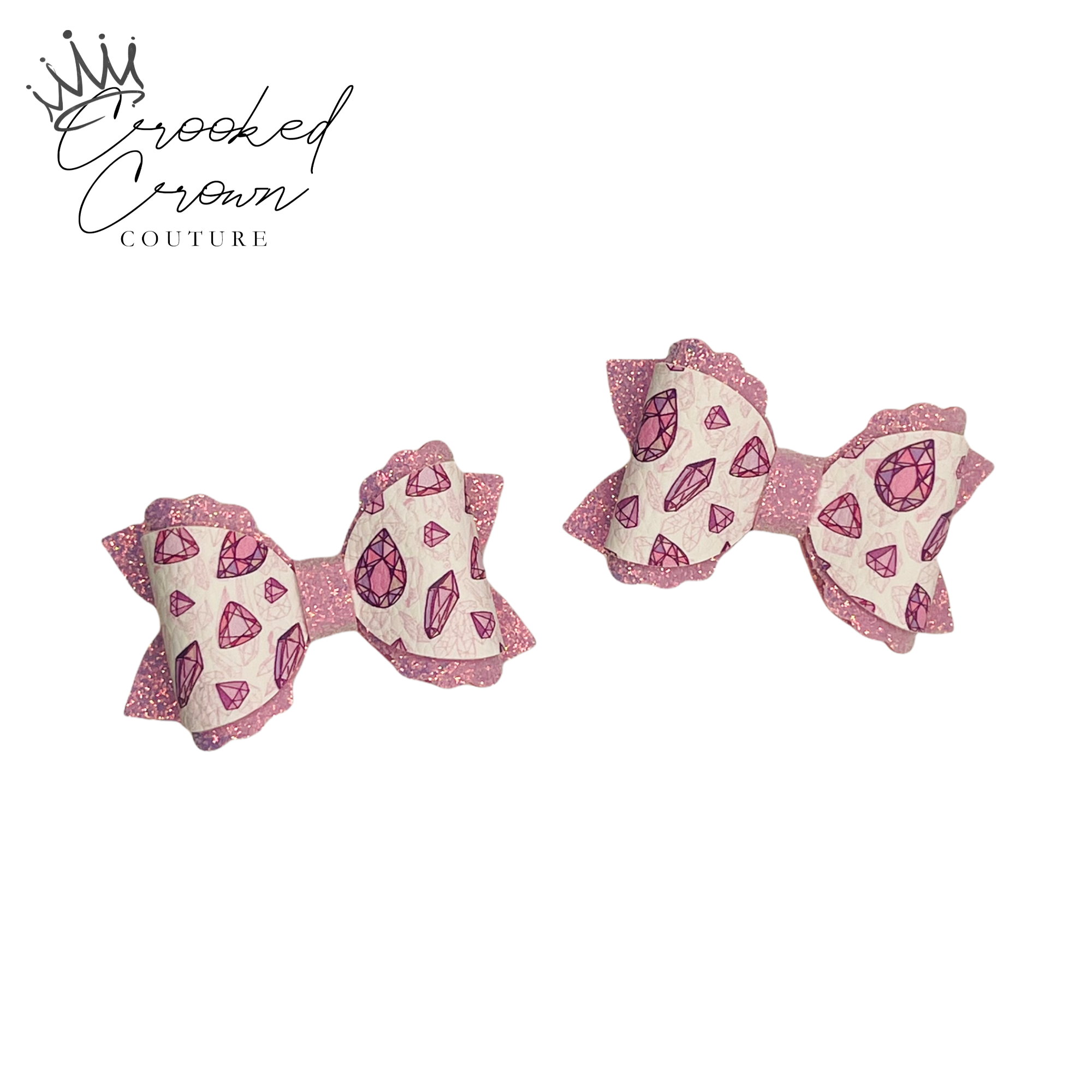 Pink Gems Piggies or Palm Tree