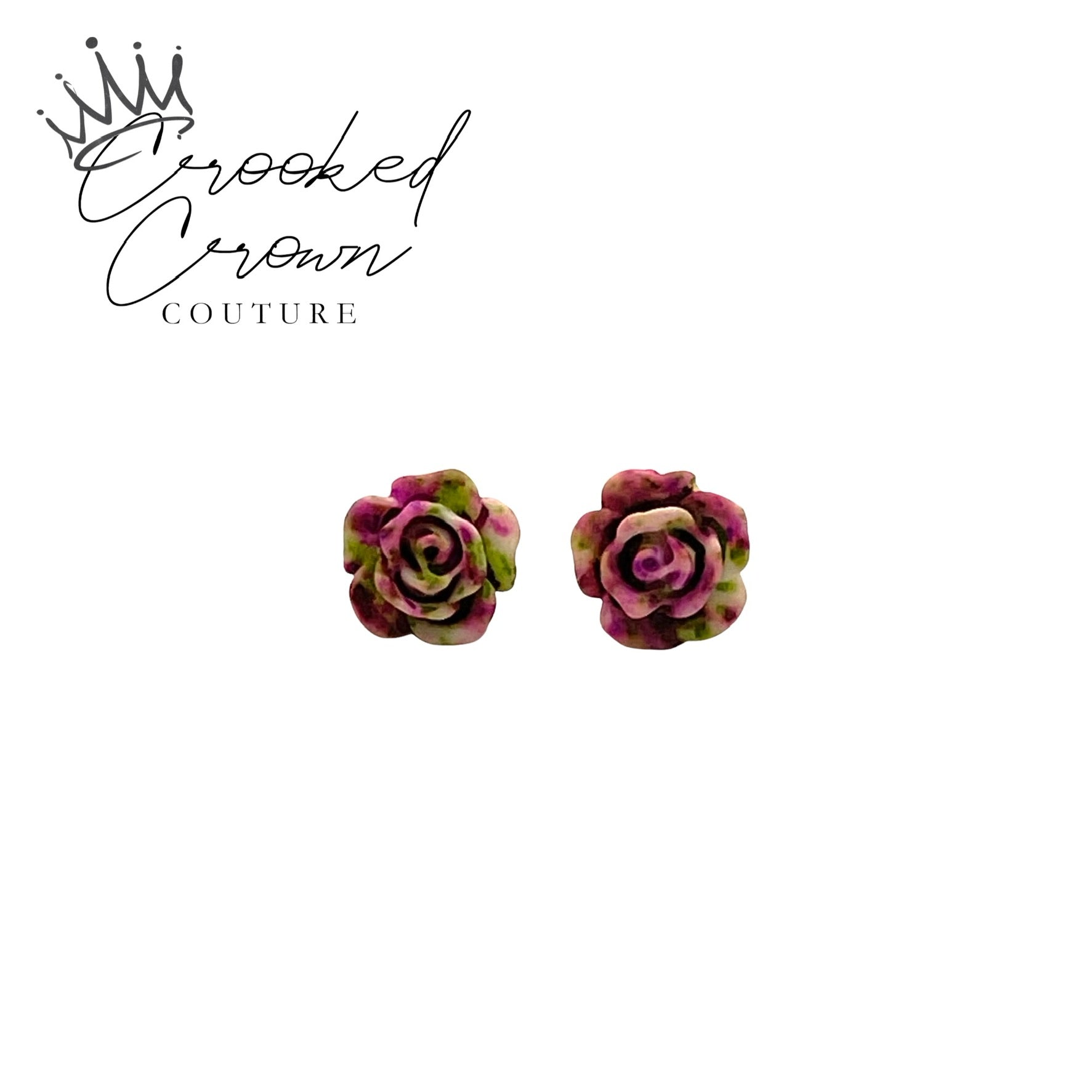 Lavender Spring Flower Earrings