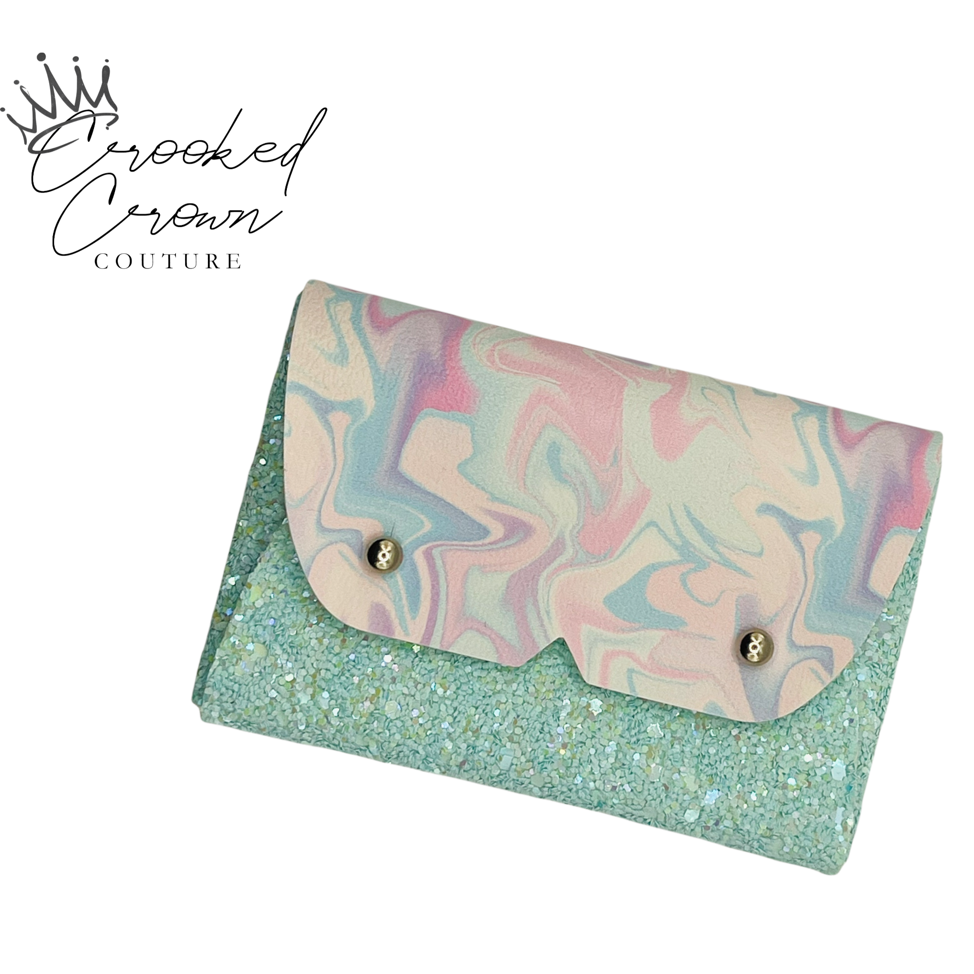 Bubble Gum Swirl Premium Card Holder